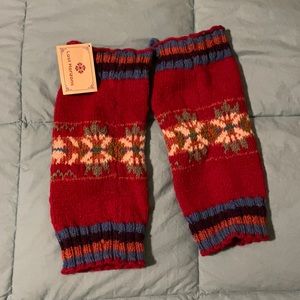 Hand knitted 100% wool legwarmers